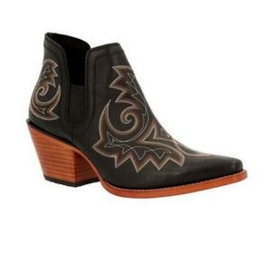 DURANGO® WOMEN'S BLACK WESTERN FASHION BOOTIE